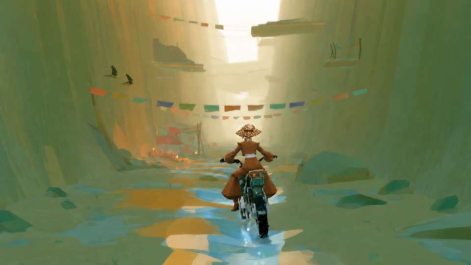 Crag Motor, a body-controlled game on Kiwii Move
