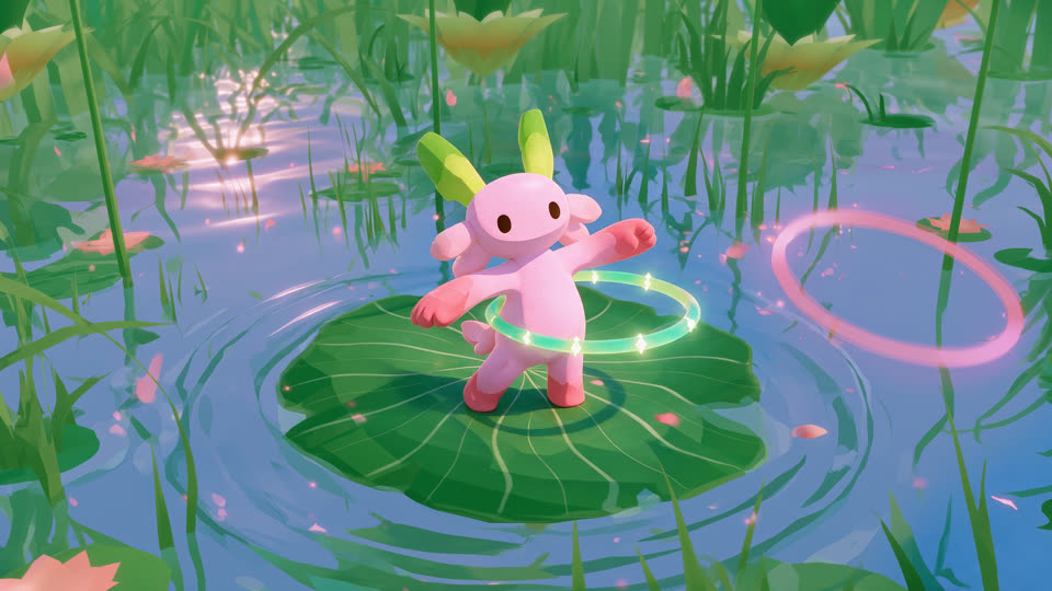 Hoop Whirl, a body-controlled game on Kiwii Move